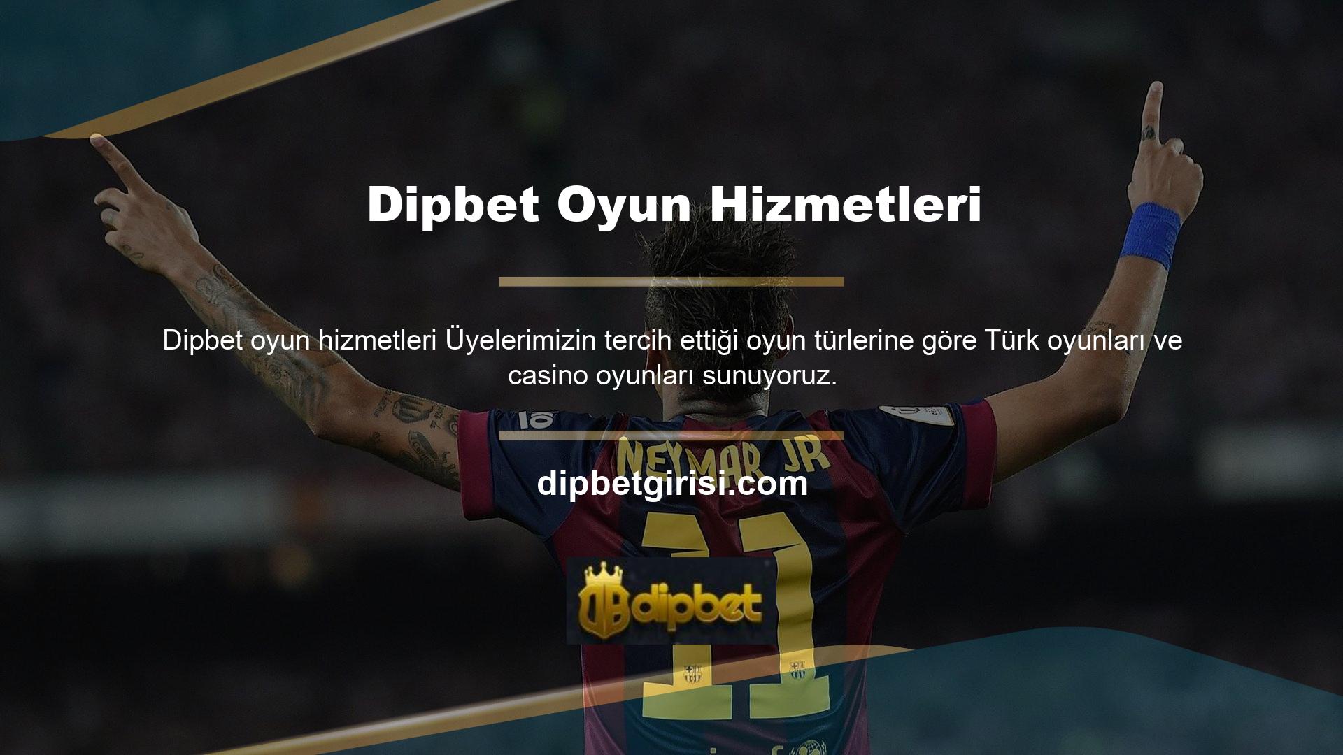 Online pazarda Türkiye Dipbet Ligi dışında Türkçe için alternatif bir dili olmayan birçok oyun sitesi bulunmaktadır