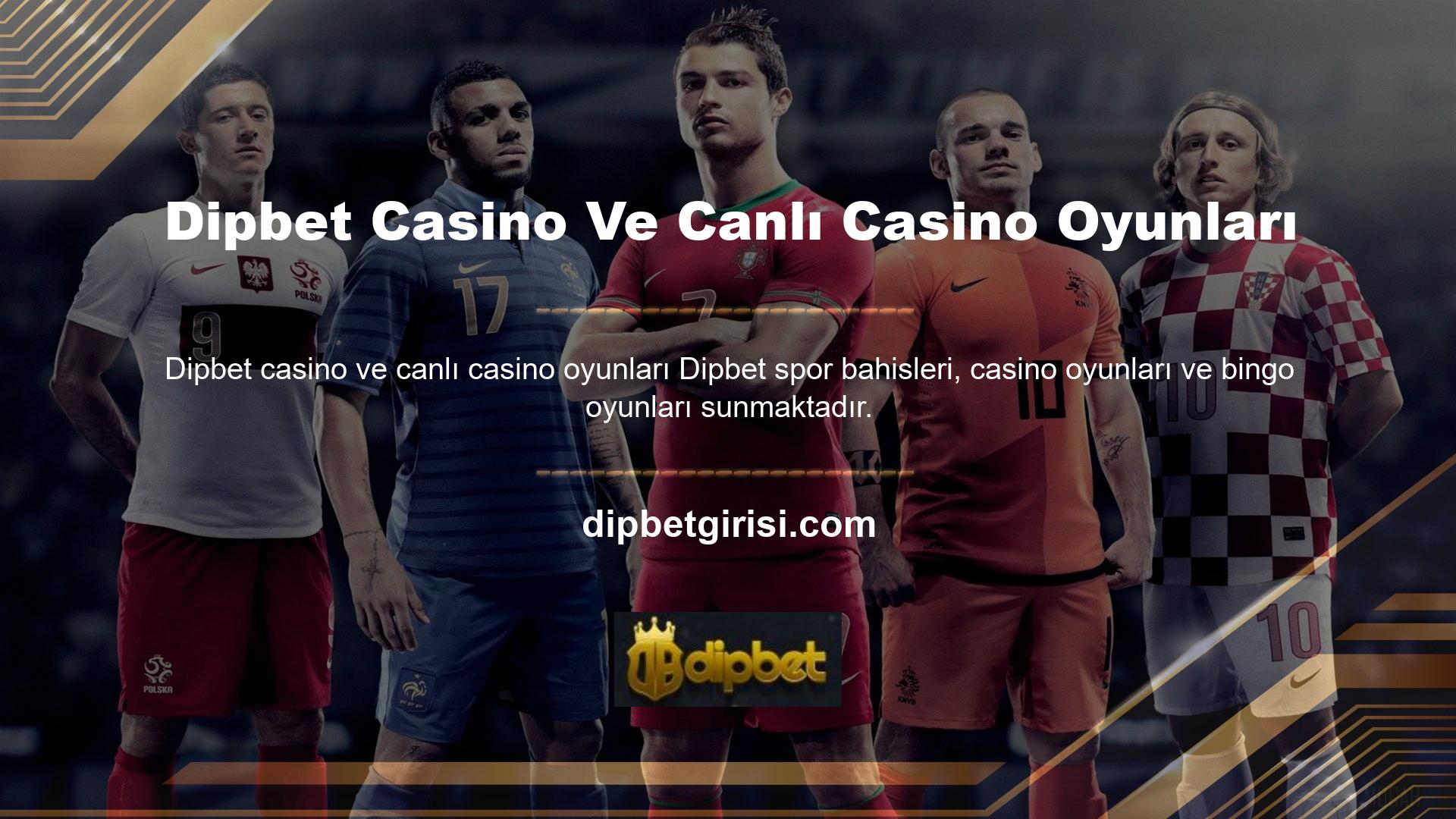 Dipbet Casino, oynama ve kazanma şansınız için yüzlerce slot oyunu sunar